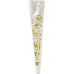 Single Rose Cellophane Sleeve &ndash; Pearlised Gold