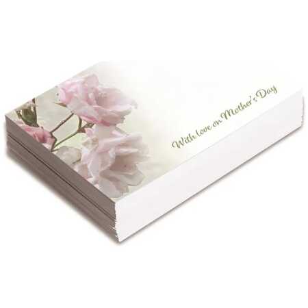 Small Card - Happy Mother's Day - Pale Pink Roses- Pk25
