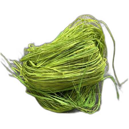 Long Raffia - Lime Green