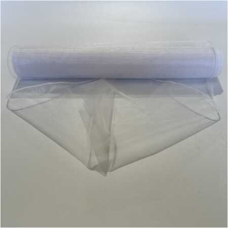 Organza Fabric - Pure White