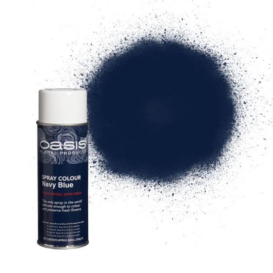 OASIS® Solid Spray Colours – Navy Blue – 400ml, The Baggery Sundries UK Ltd OASIS® Solid Spray Colours – Navy Blue – 400ml