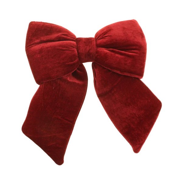 28cm Velvet Bow – Burgundy, The Baggery Sundries UK Ltd 28cm Velvet Bow – Burgundy