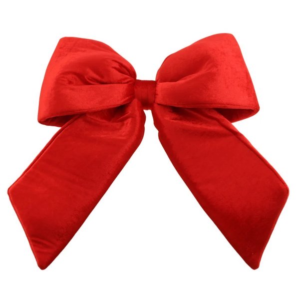 48cm Velvet Bow – Red, The Baggery Sundries UK Ltd 48cm Velvet Bow – Red