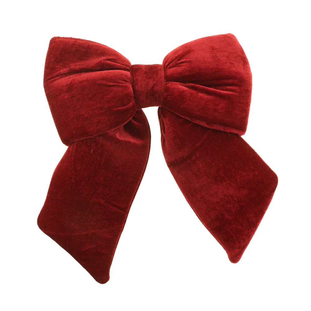 28cm Velvet Bow – Burgundy, The Baggery Sundries UK Ltd 28cm Velvet Bow – Burgundy