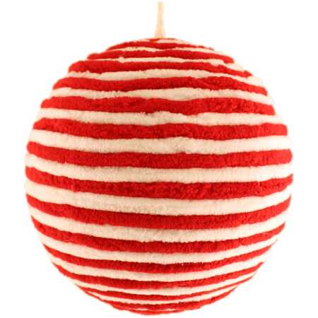 15cm Hanging Candy Cane Ball