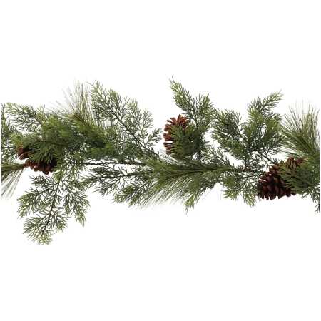 180cm Forest Garland Pine with Pinecones