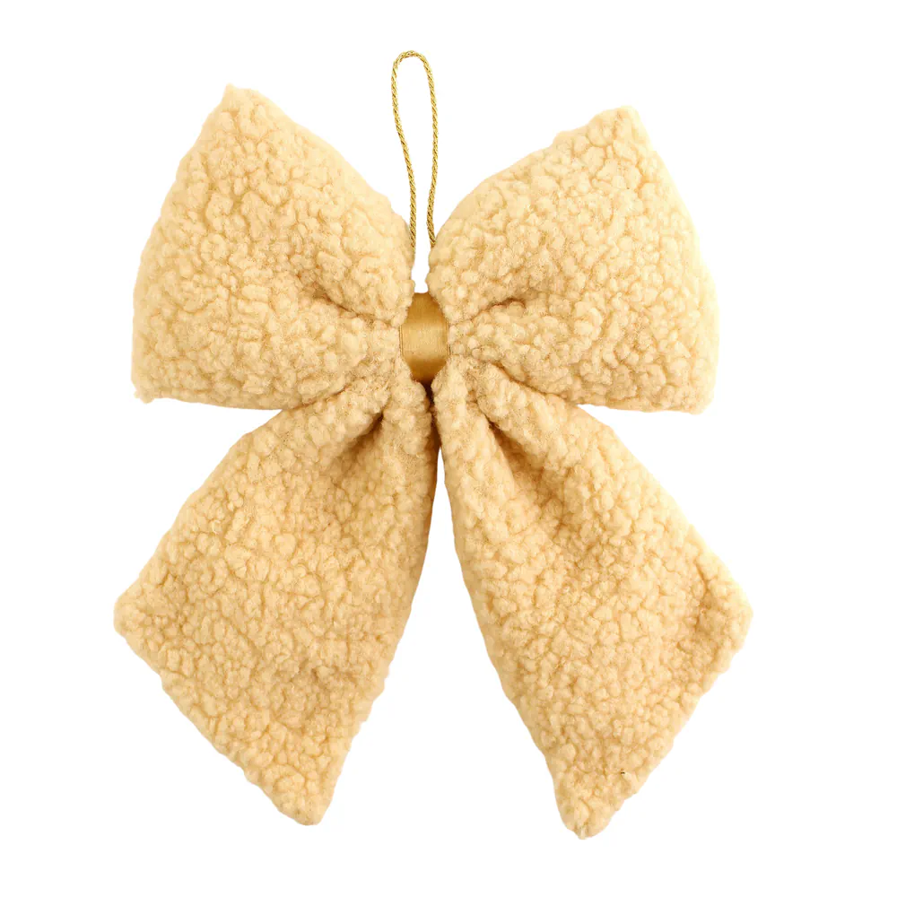 Christmas-32cm Boucle Bow, The Baggery Sundries UK Ltd Christmas-32cm Boucle Bow