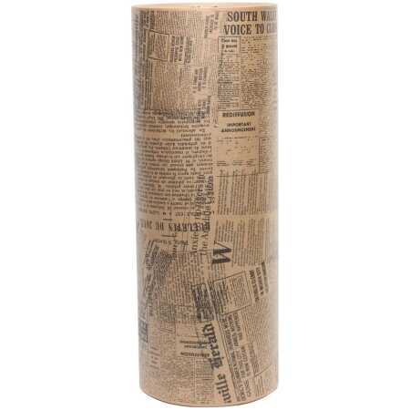 Black Newsprint on Brown Kraft Roll (50cm x 400m-10kg)