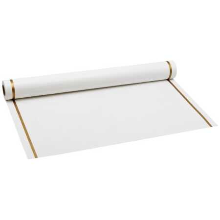 WHITE WITH GOLD BORDER CELLO