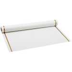 WHITE WITH GOLD BORDER CELLO