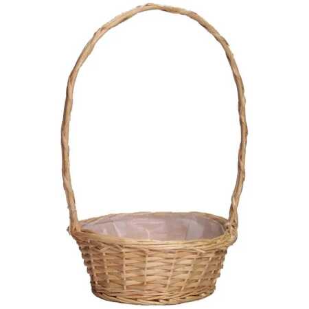 Round Florida White Basket (12 inch)