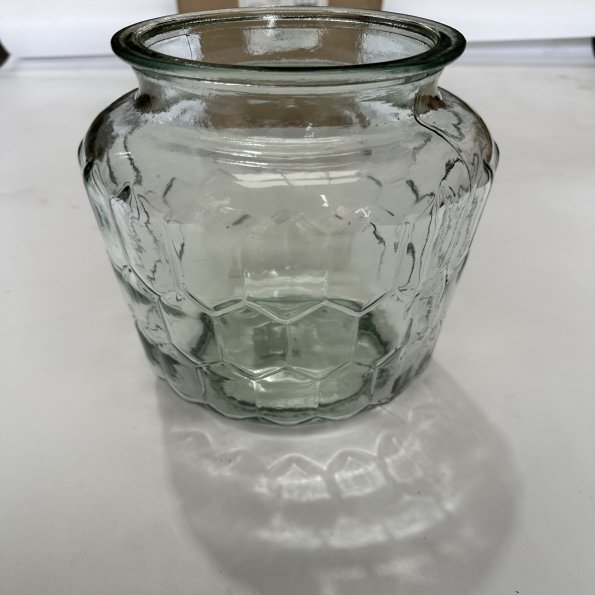New York Clear Vase 17.8&Prime; x 17.8 x 25.3cm
