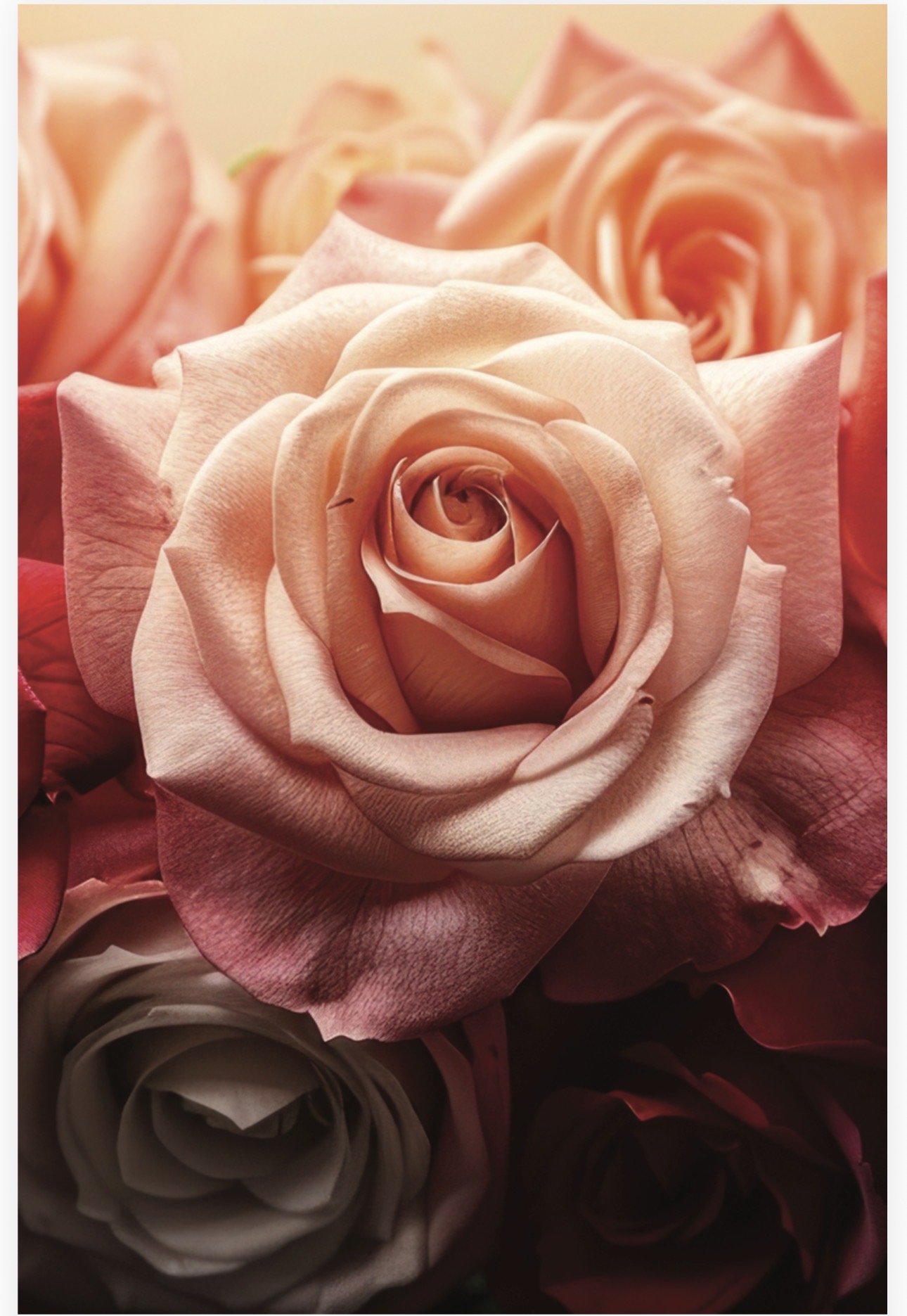 Folded Vintage Flowers, The Baggery Sundries UK Ltd Folded Vintage Flowers