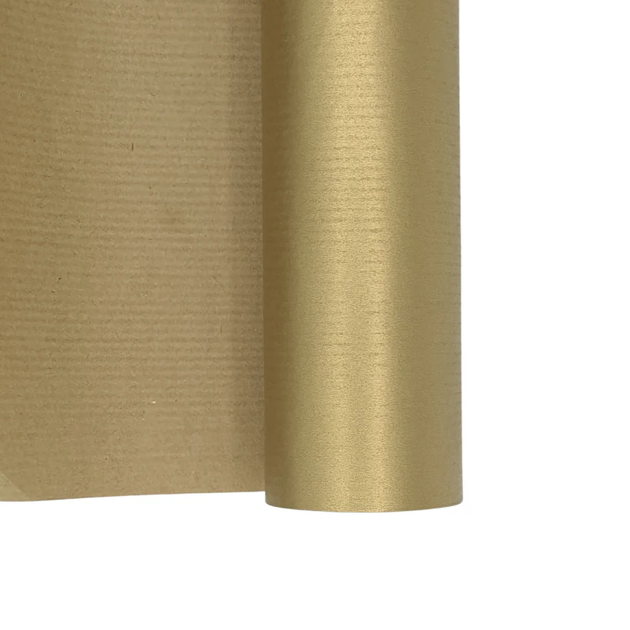 Metallic Gold Kraft Paper Roll, The Baggery Sundries UK Ltd Metallic Gold Kraft Paper Roll