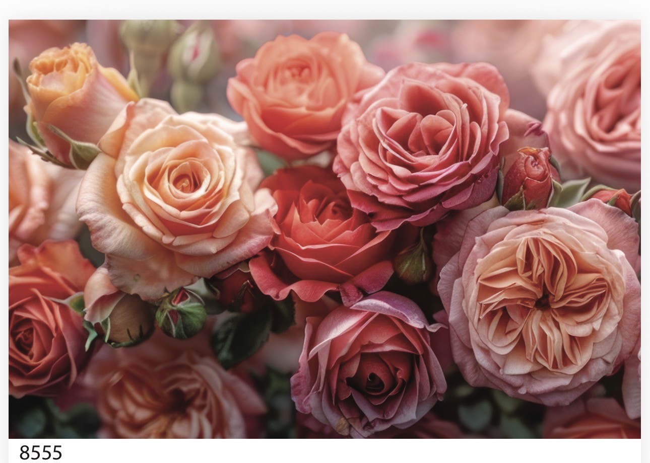 Folded Vintage Flowers, The Baggery Sundries UK Ltd Folded Vintage Flowers