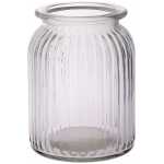 Ribbed Glass Vase (14.5cm)