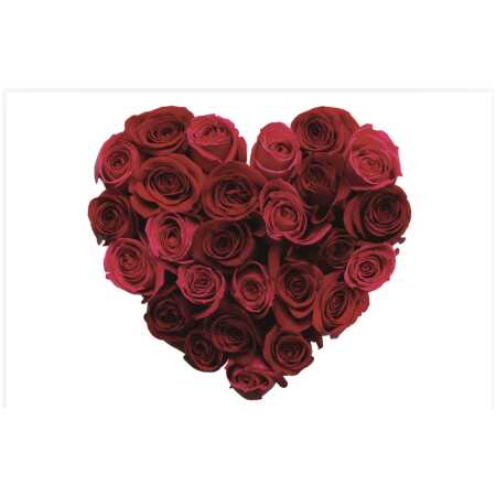 Folded Red Rose Heart