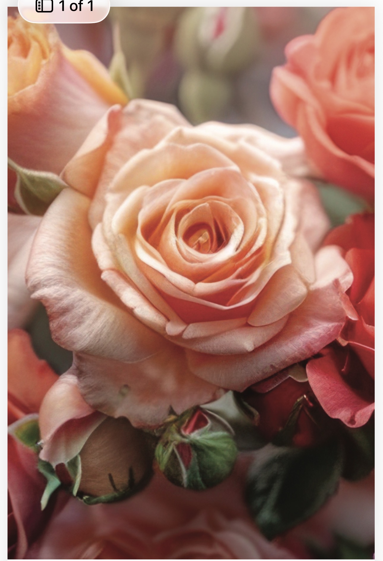 Folded Vintage Flowers, The Baggery Sundries UK Ltd Folded Vintage Flowers
