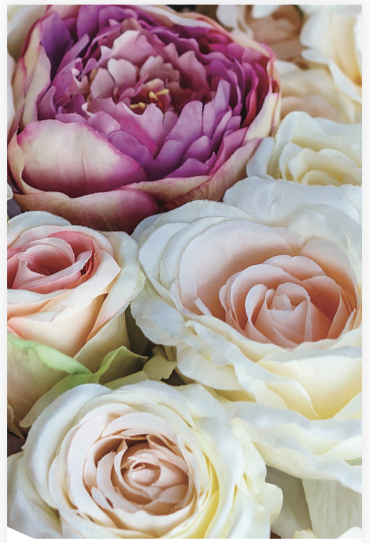 Folded Vintage Flowers, The Baggery Sundries UK Ltd Folded Vintage Flowers