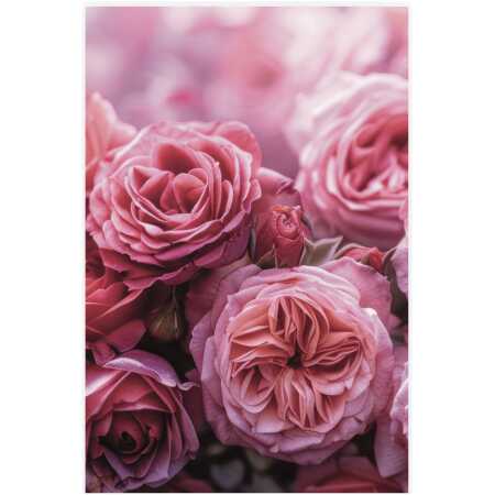 Folded Romantic Pink Roses