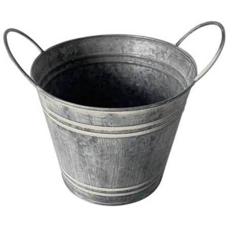 Balmoral Zinc Pot 18.5cm with handles