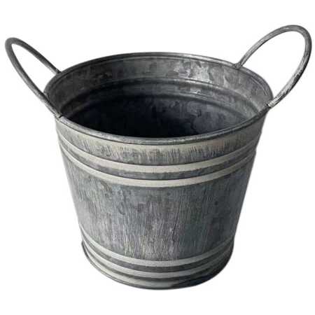 Balmoral Zinc Pot 13.5cm with handles