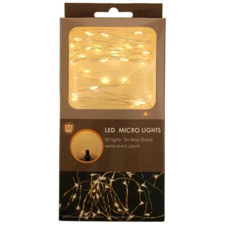 3m 30 Micro LED String Lights