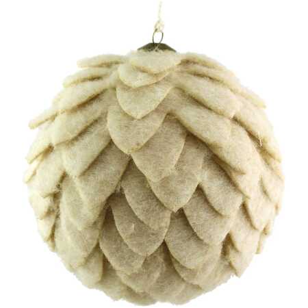 Small & Large Felt Scalloped Hanging Ball