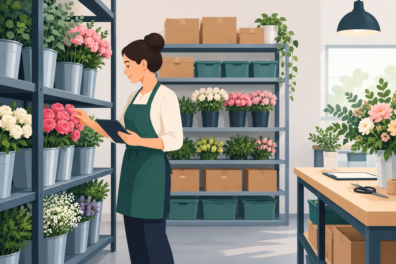 florist stockroom efficiency case study