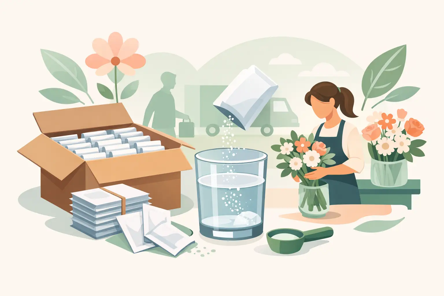flower food sachets bulk