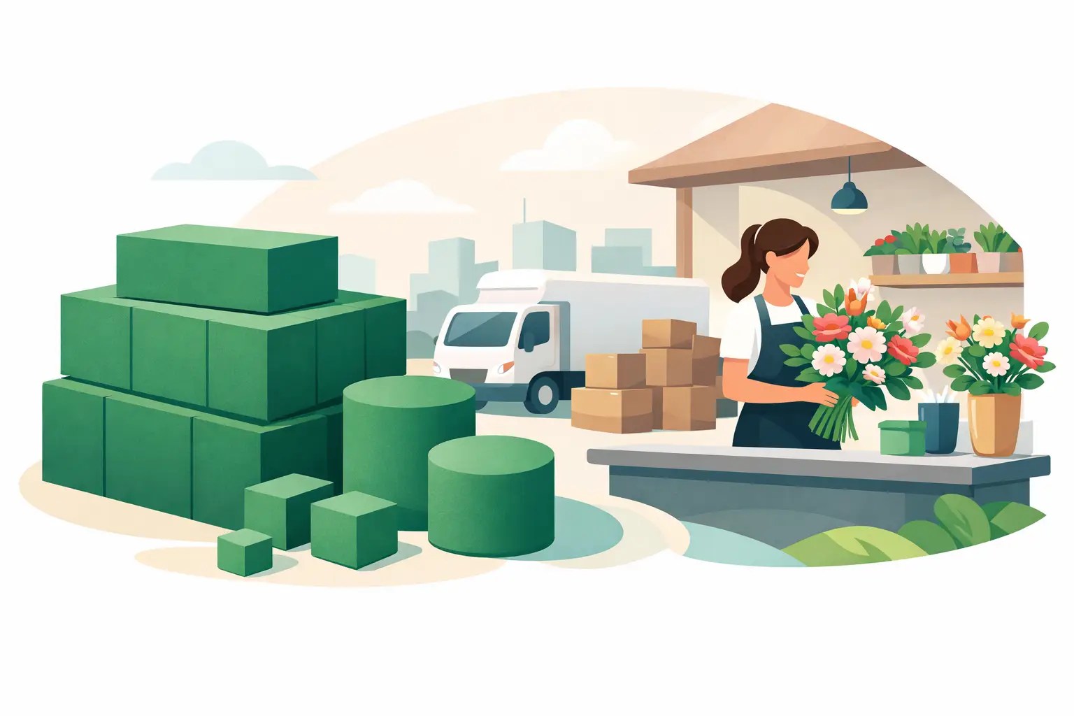 floral foam wholesale