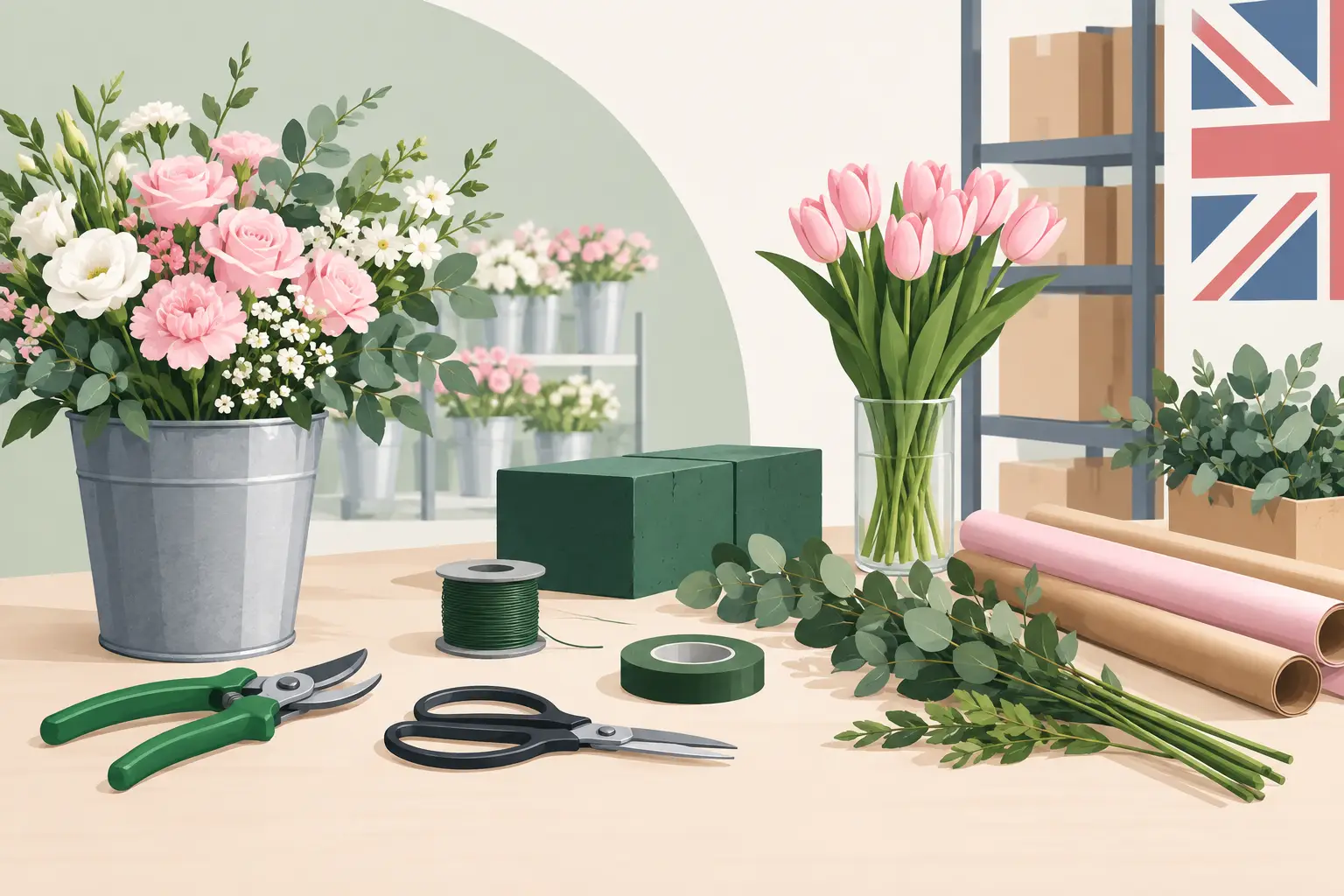 floristry tools wholesale UK