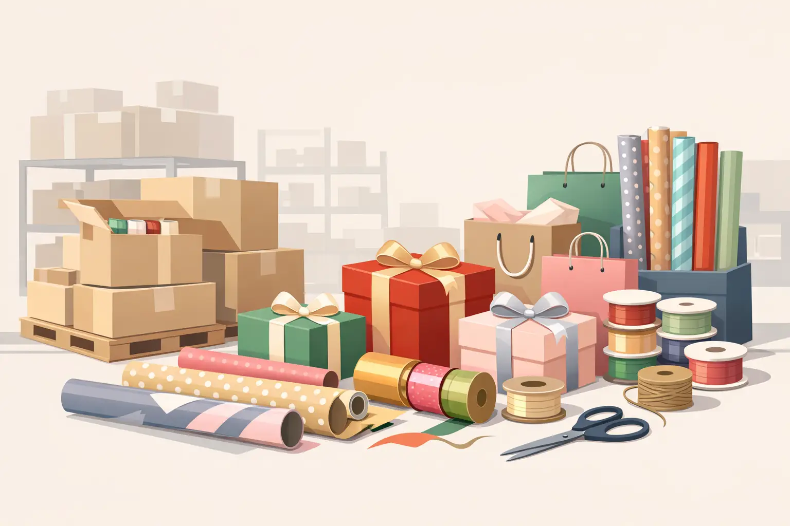 gift wrapping supplies wholesale UK