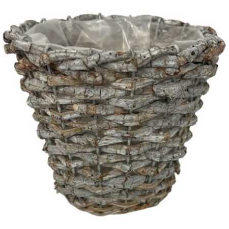 WASHED RATTAN POTCOVER