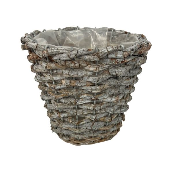WASHED RATTAN POTCOVER, The Baggery Sundries UK Ltd WASHED RATTAN POTCOVER