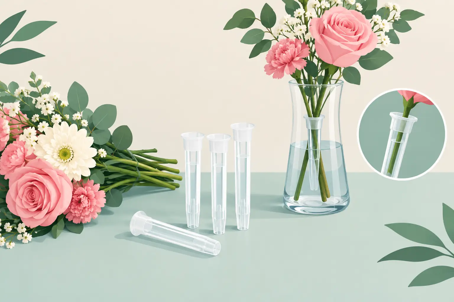 guide to florist water tubes